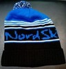 Nordski Stripe лыжная шапка black-blue - 1