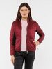 Женская стеганая лыжная куртка Moax Royal бордовая - 2