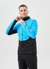 Мужская тренировочная лыжная куртка Nordski Advance light blue-black - 2