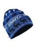 Craft Retro лыжная шапка вязаная синяя - 1