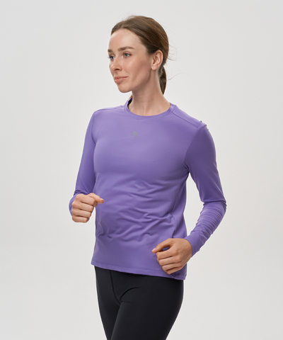 Женская футболка для бега с длинным рукавом Nordski Run 2.0 aster purple
