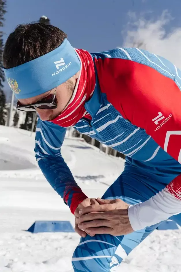 Nordski Active повязка тренировочная светло-синий - 4
