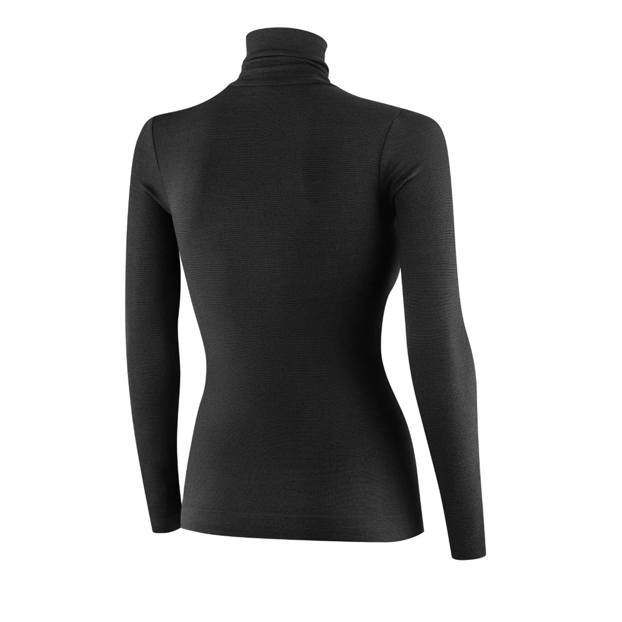 Женское термобелье водолазка Brubeck Comfort Merino черная - 5