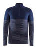 Craft Merino 240 термобелье рубашка c шерстью мужская синяя-серая - 1