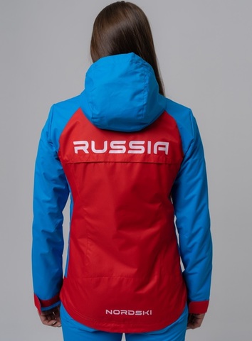 Nordski National женская ветрозащитная куртка красная