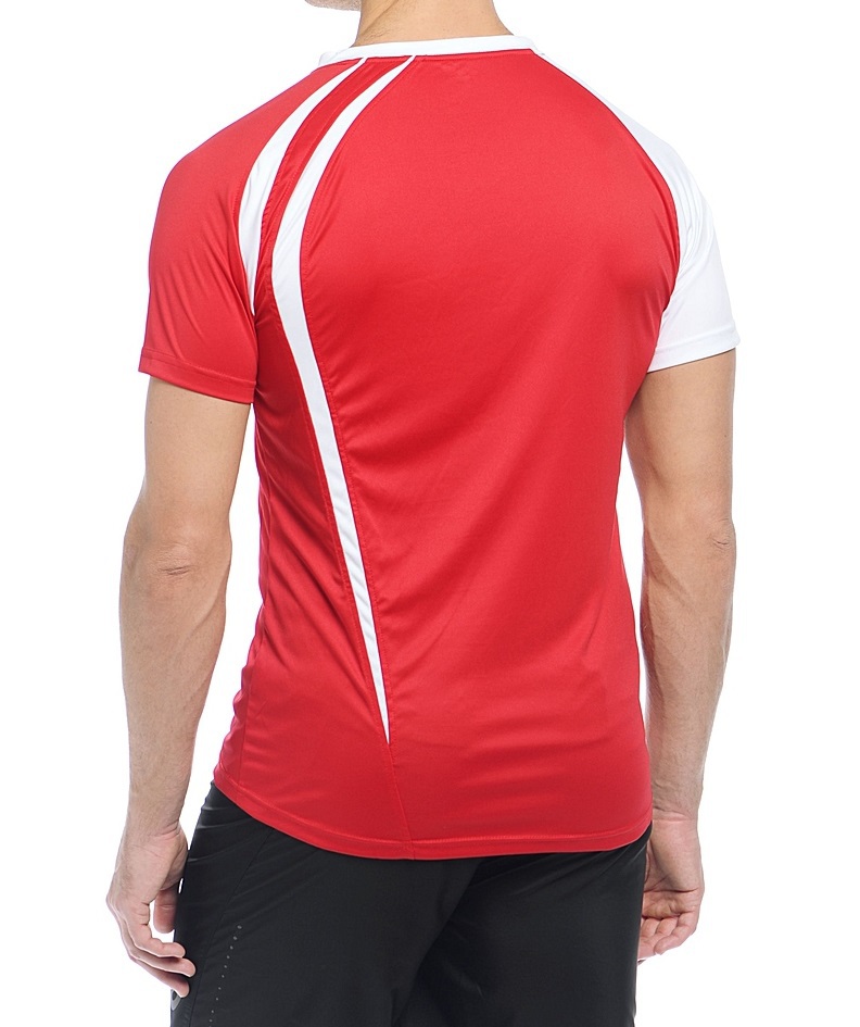 Asics T-shirt Fan Man футболка волейбольная red - 2