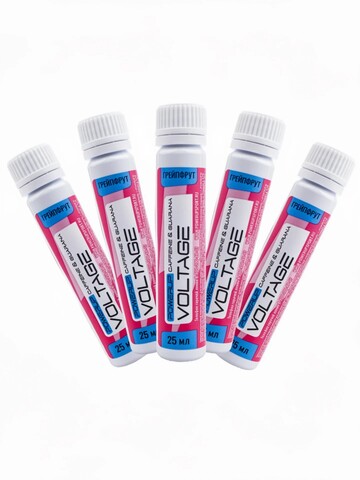 Набор энергетических напитков PowerUp Voltage с кофеином и гуараной грейпфрут