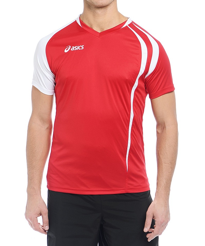 Asics T-shirt Fan Man футболка волейбольная red - 1