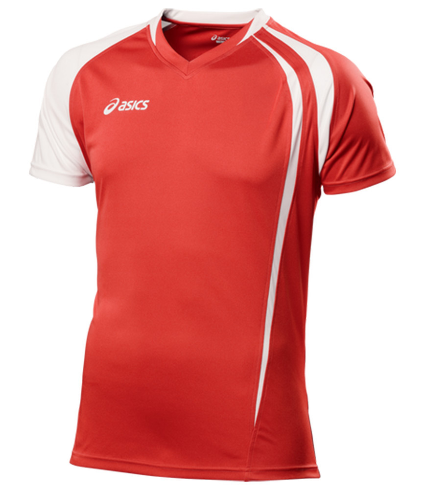 Asics T-shirt Fan Man футболка волейбольная red - 3