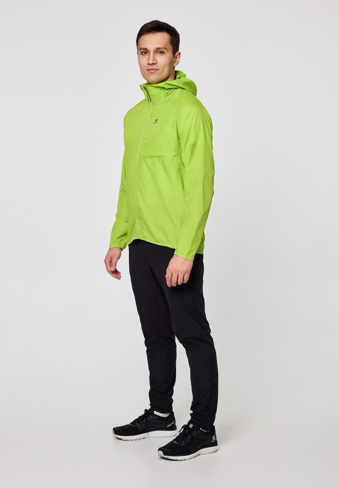Мужская спортивная ветровка Nordski Easy Run lime - 14