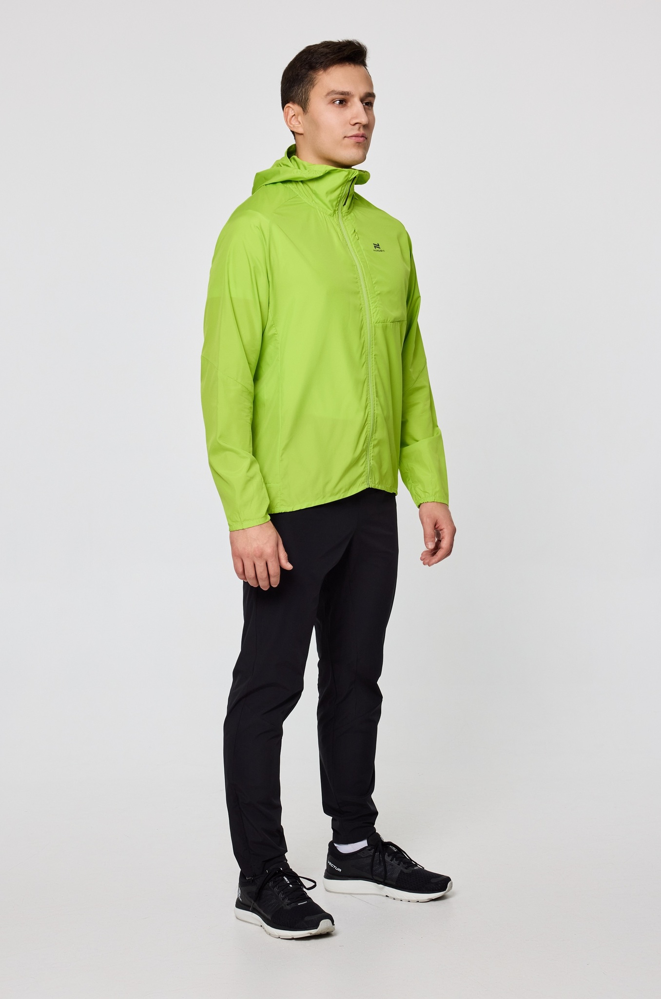 Мужская спортивная ветровка Nordski Easy Run lime - 15