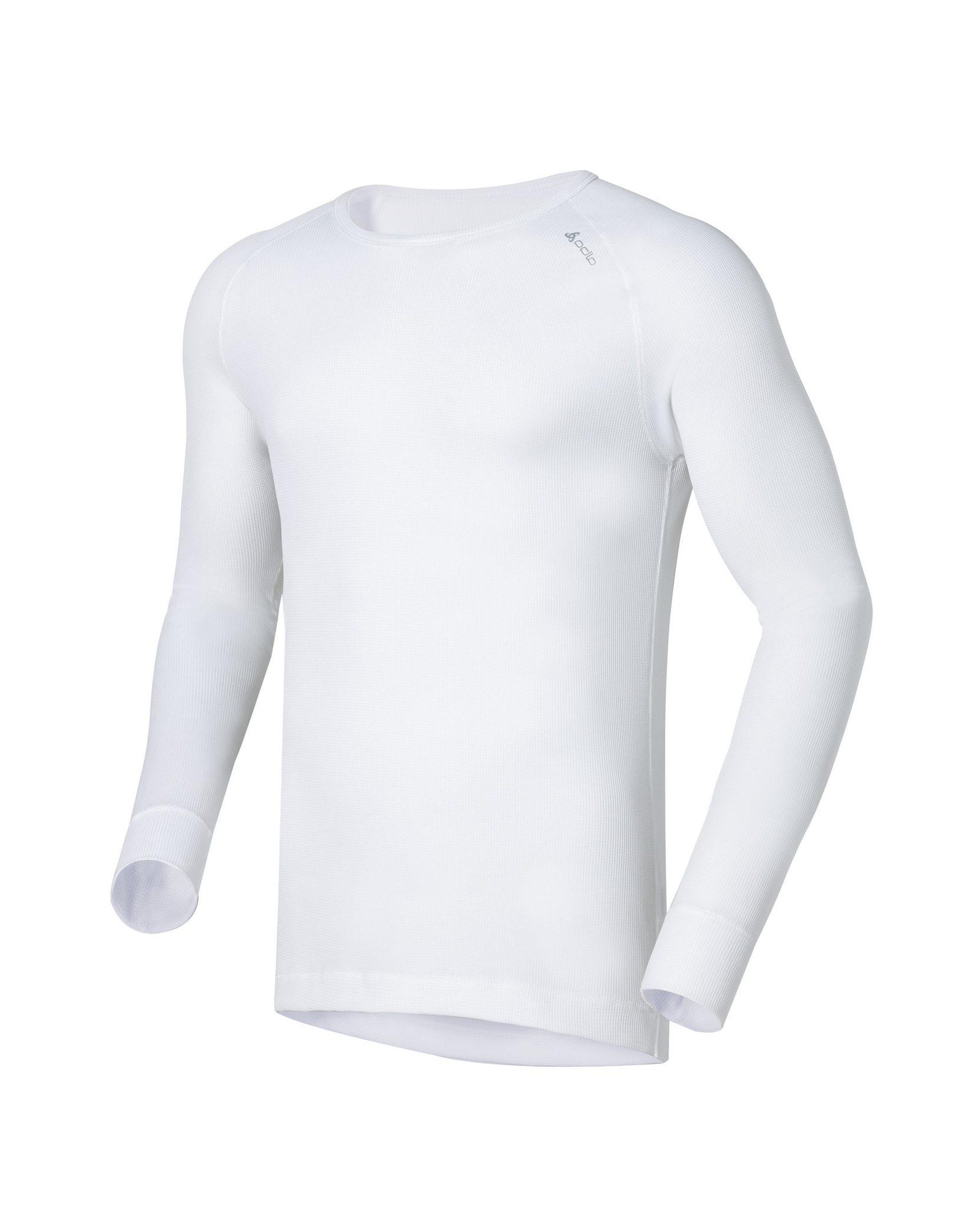 Мужское термобелье футболка с длинным рукавом Odlo L/S Crew Neck Cubic  140052-10000 купить в Интернет-магазин Five-sport.ru