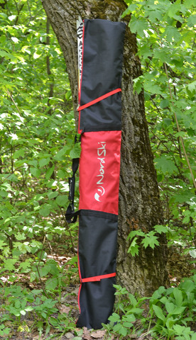 Nordski чехол для лыж 170 см 1 пара черный-красный