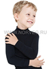 Термобелье рубашка Norveg Soft City Style детская с длинным рукавом чёрная - 3