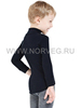 Термобелье рубашка Norveg Soft City Style детская с длинным рукавом чёрная - 4
