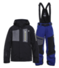 Горнолыжный костюм детский 8848 Altitude New Land Defender черный-синий - 1