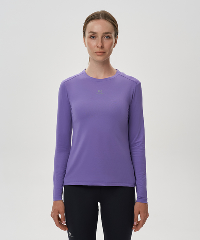Женская футболка для бега с длинным рукавом Nordski Run 2.0 aster purple