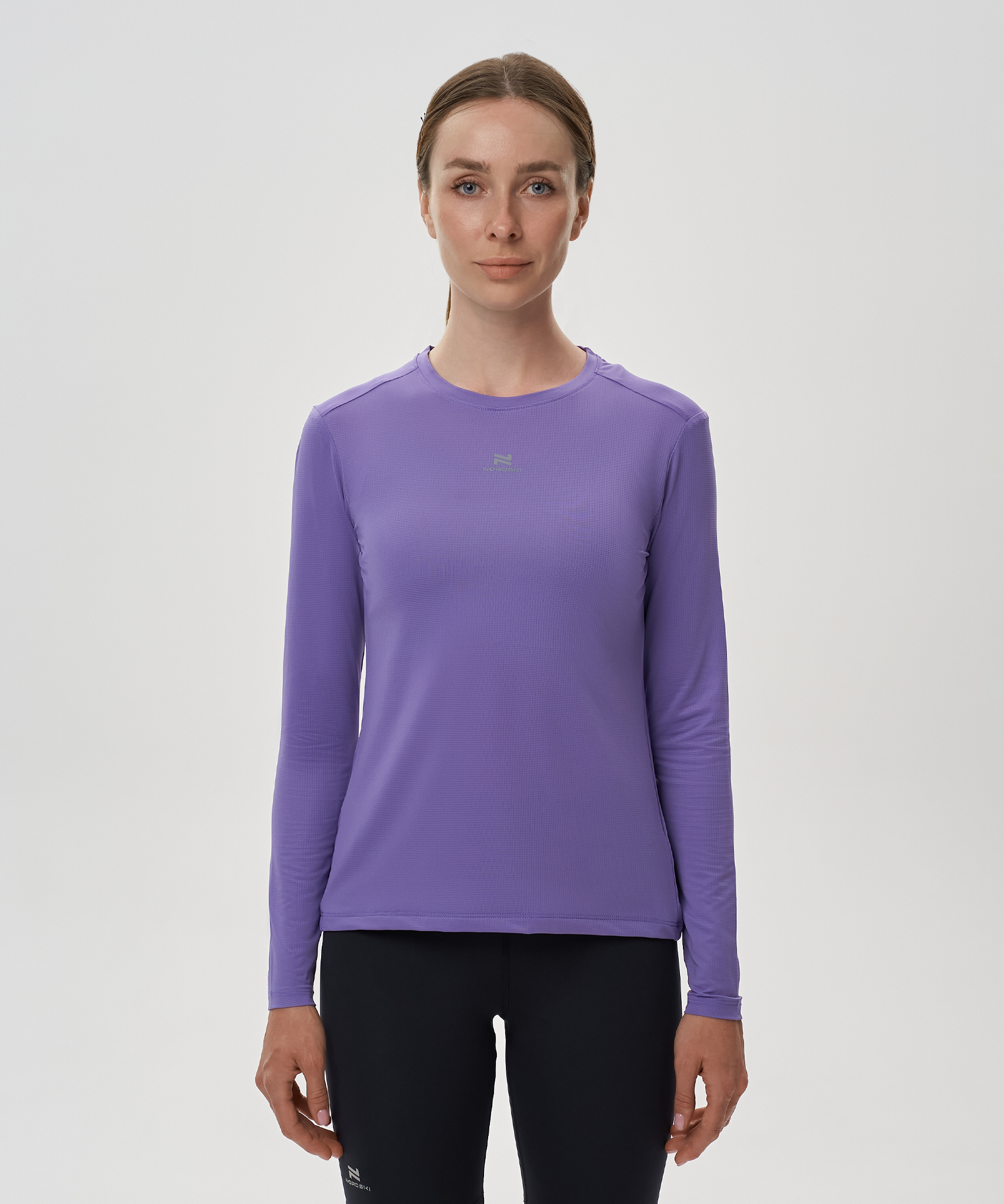 Женская футболка для бега с длинным рукавом Nordski Run 2.0 aster purple