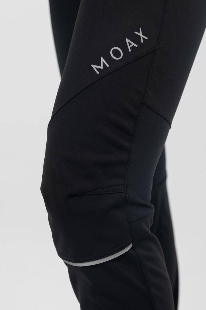 Женские тренировочные брюки софтшелл Moax Tokke Softshell черные - 6