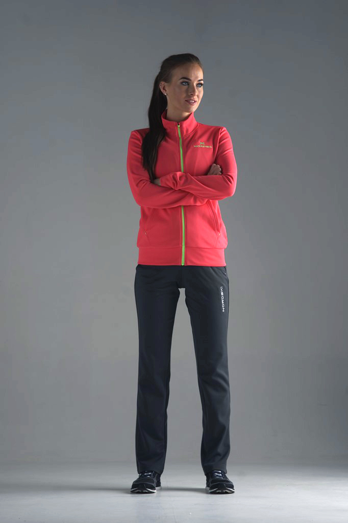 Nordski Zip Base костюм женский pink-grey