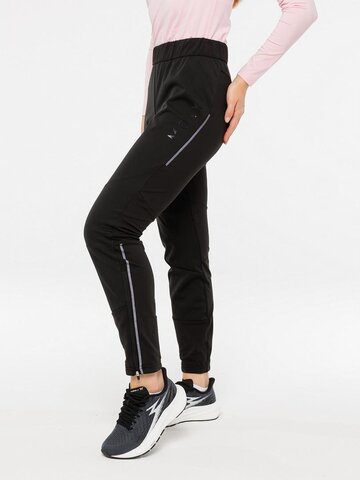 Женские лыжные брюки Moax Tauri Softshell Zip черные