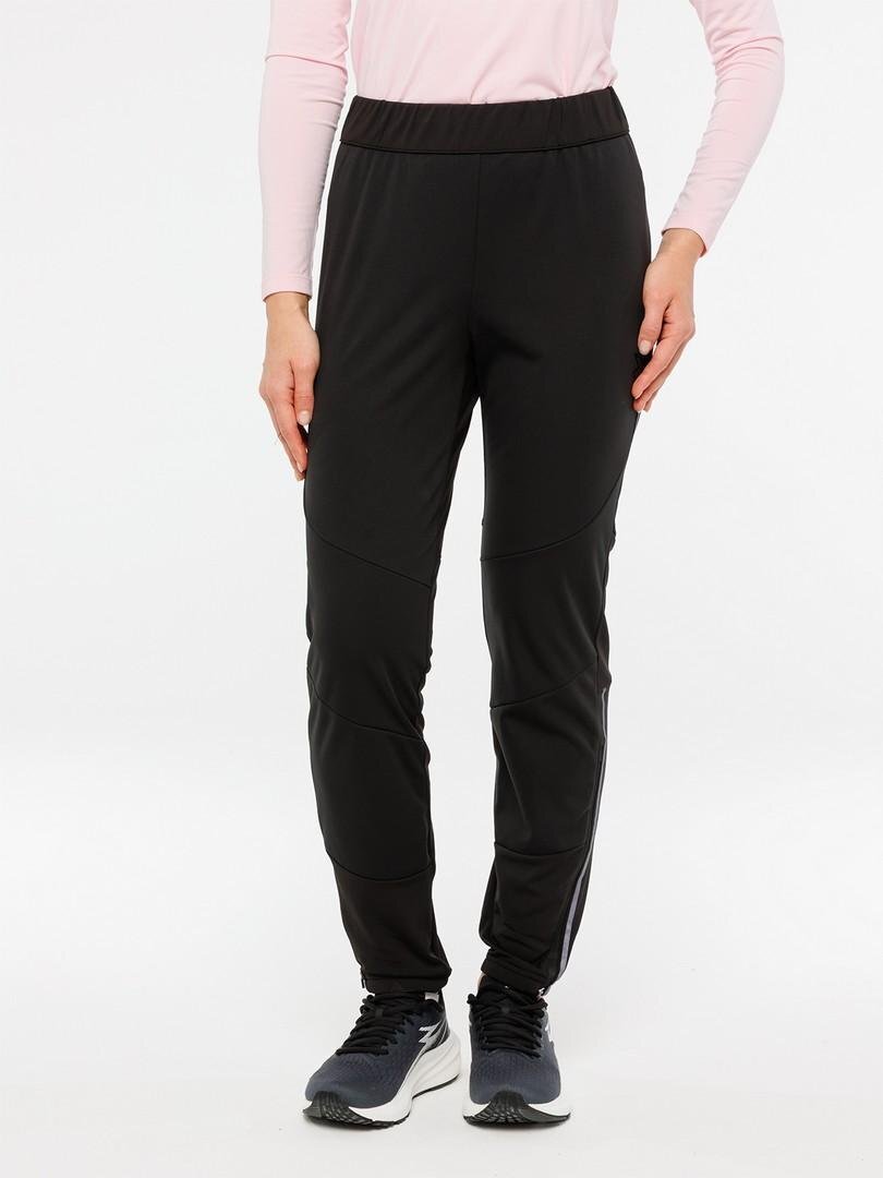 Женские лыжные брюки Moax Tauri Softshell Zip черные