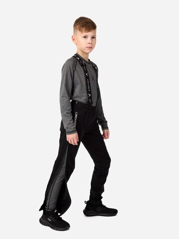 Детские разминочные лыжные штаны Arswear Softshell Race Kids черные