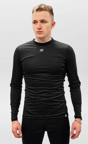 Термобелье рубашка с ветрозащитой Noname Arctos WS 24 UX black