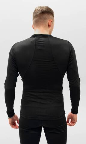 Термобелье рубашка с ветрозащитой Noname Arctos WS 24 UX black