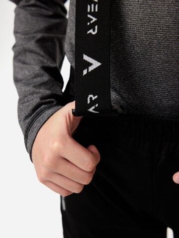 Детские разминочные лыжные штаны Arswear Softshell Race Kids черные