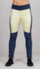 Женские тренировочные лыжные брюки Nordski Hybrid Pro синие-желтые - 1