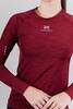 Nordski Pro футболка тренировочная с длинным рукавом женская ruby - 3