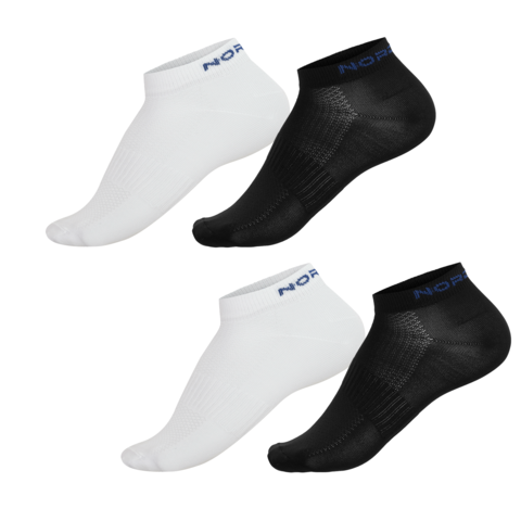 Nordski Run комплект спортивных носков black-white