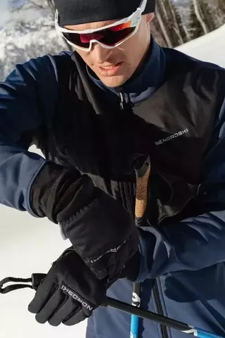 Nordski Arctic WS лыжные перчатки черные