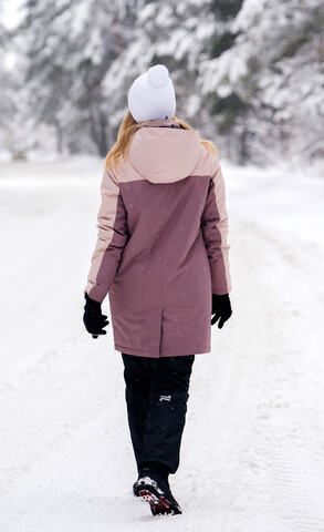 Зимний прогулочный костюм женский Nordski Premium smoke rose