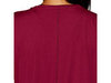 Asics Silver Ss Top футболка для бега женская бордовая - 3