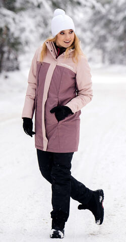 Теплый зимний костюм женский Nordski Premium smoke rose