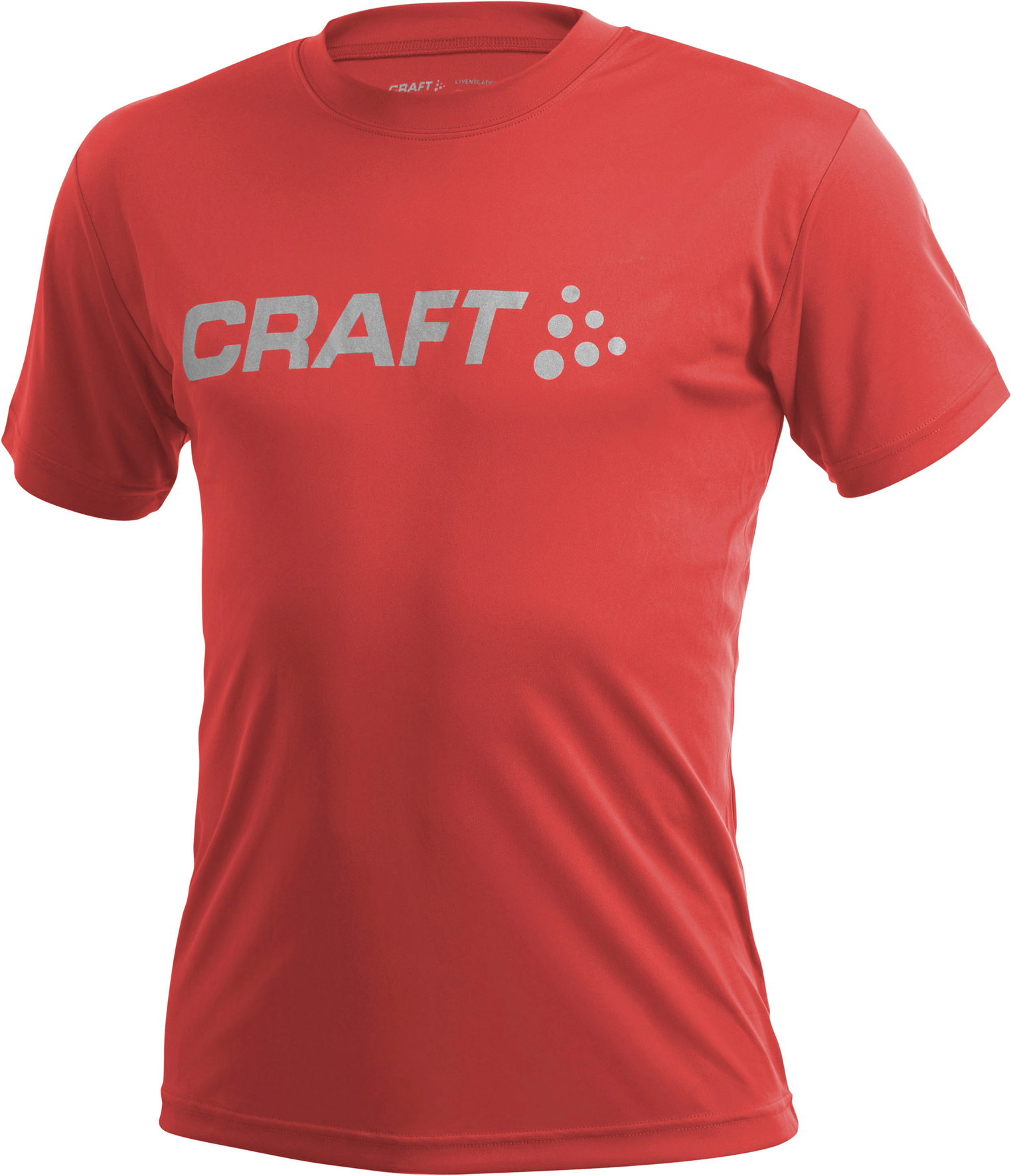 Футболка Craft Active Run Logo Tee мужская red - 1