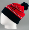 Теплая шапка Nordski Stripe red - 1