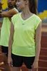 Mizuno Aero Tee беговая футболка женская зеленая - 5