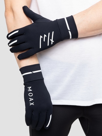 Перчатки для бега Moax Speed Pro черные