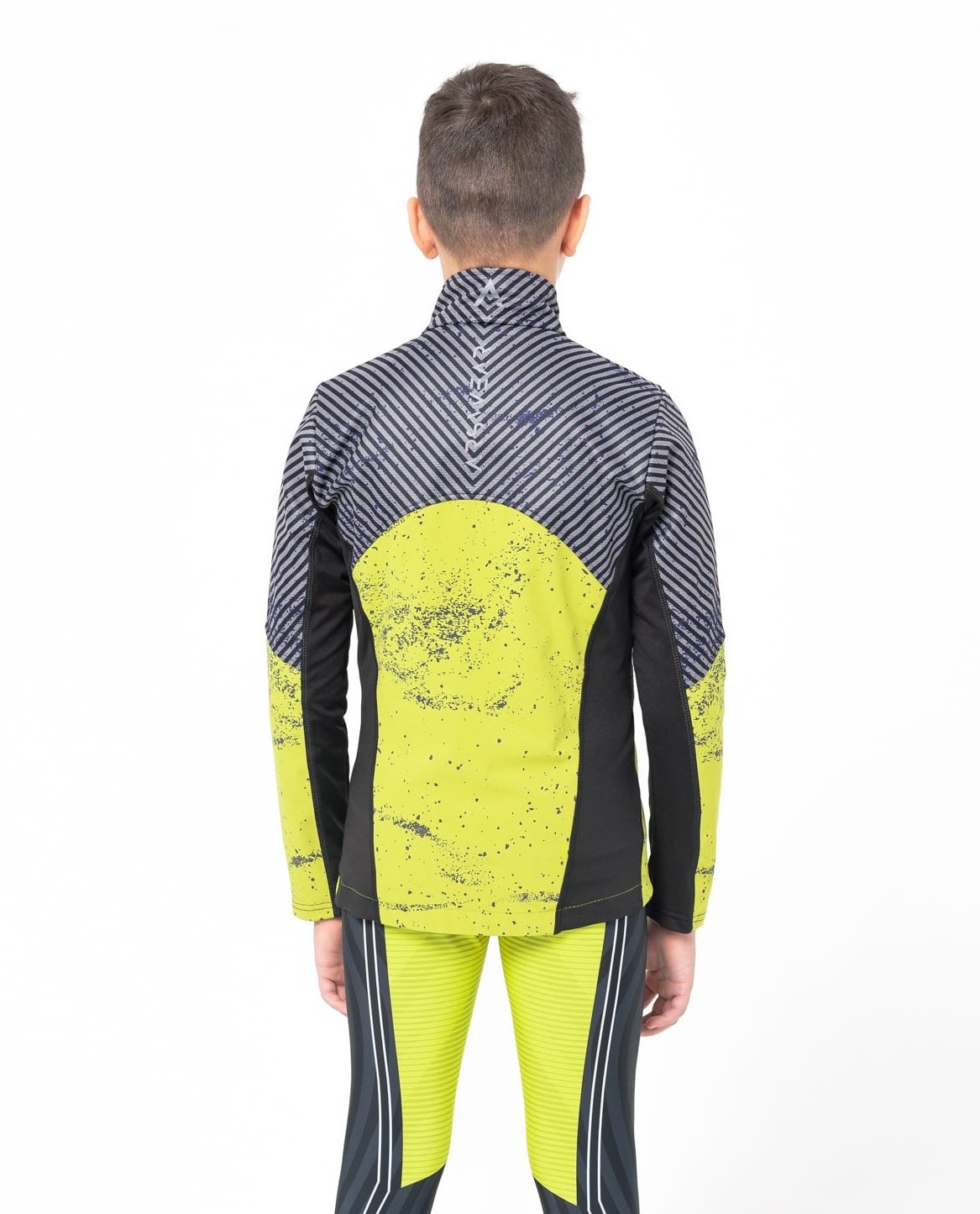 Детская утепленная разминочная куртка Arswear Softshell Active Lite S лайм - 2