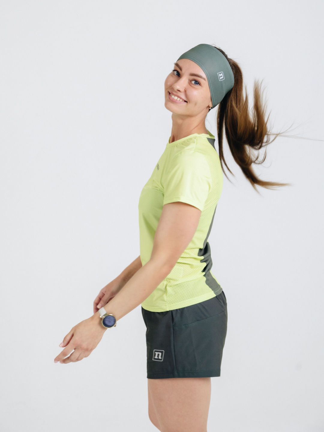 Женская спортивная тренировочная футболка Noname Miler T-Shirt SS 25 WOS yellow - 2