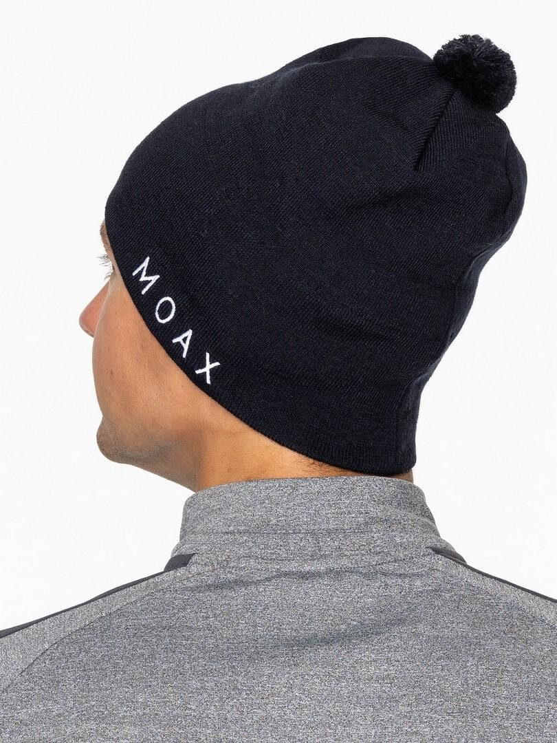 Лыжная шапка с шерстью Moax Tradition Sport темно-синяя - 5