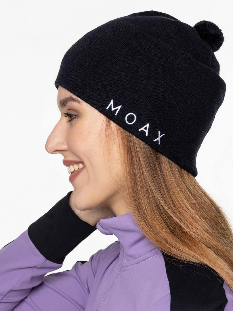 Лыжная шапка с шерстью Moax Tradition Sport темно-синяя - 10