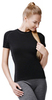 Термофутболка Norveg Soft Shirt женская с коротким рукавом чёрная - 1