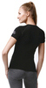 Термофутболка Norveg Soft Shirt женская с коротким рукавом чёрная - 3
