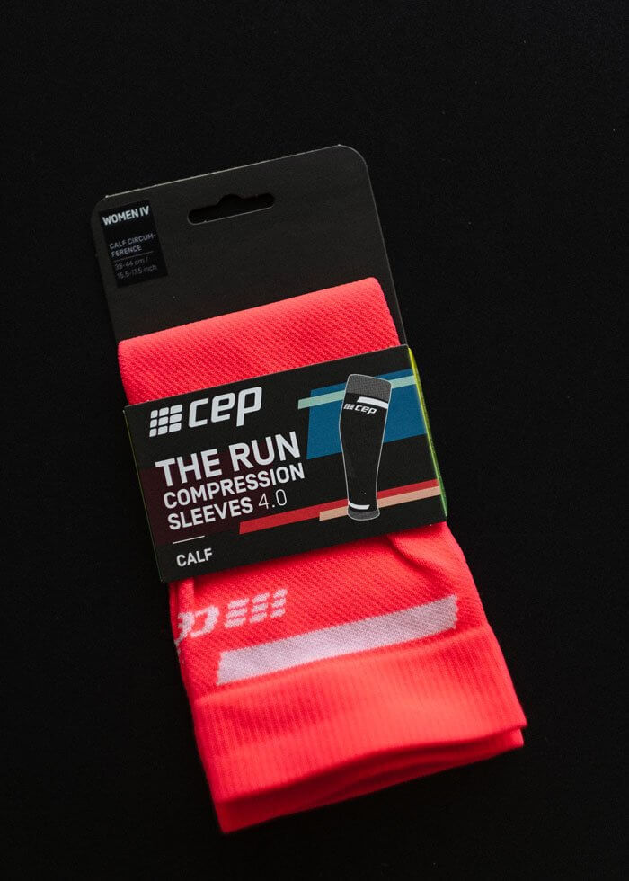 Женские компрессионные гетры CEP Compression розовые - 5