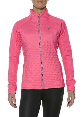 ASICS HYBRID JACKET женская куртка для бега розовая