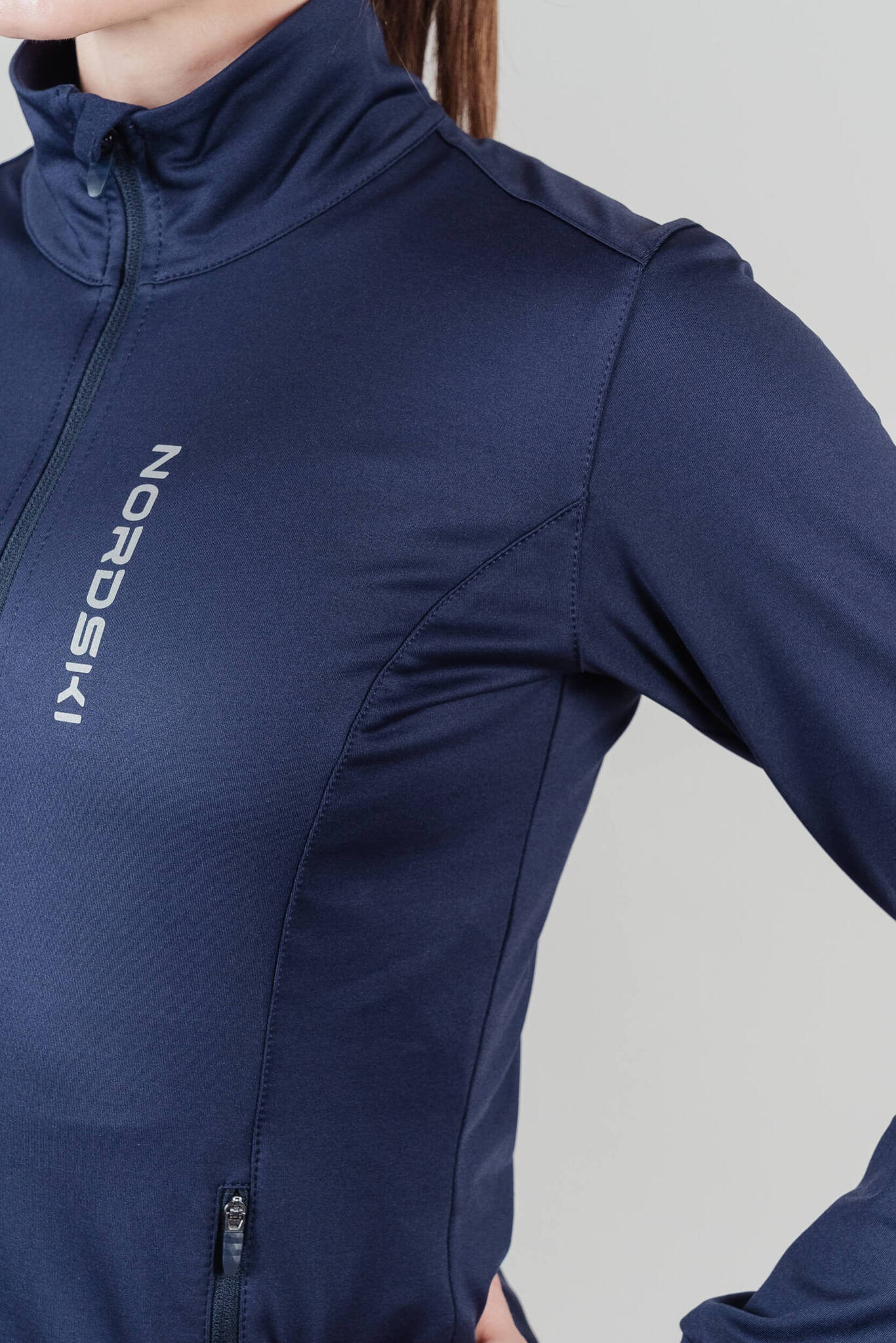 Женская лыжная толстовка Nordski Layer blueberry - 4